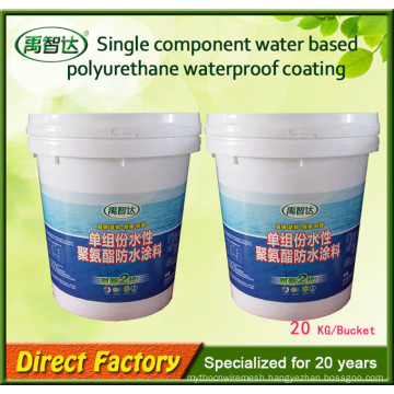 Single Component Water Based Polyurethane Waterproofing Liquid Rubber Coating